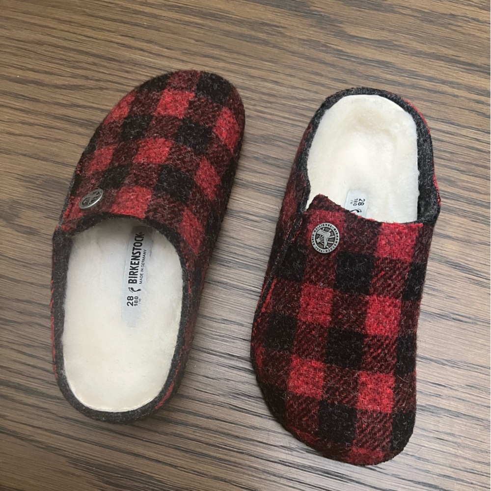 Birkenstock kids Zermatt Shearling Wool Felt Clog/Slippers. - Picture 2 of 3
